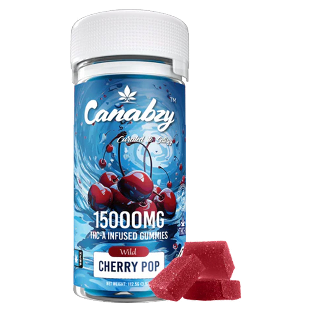 Canabzy THC-A Infused Gummies 15000mg 30ct/jar