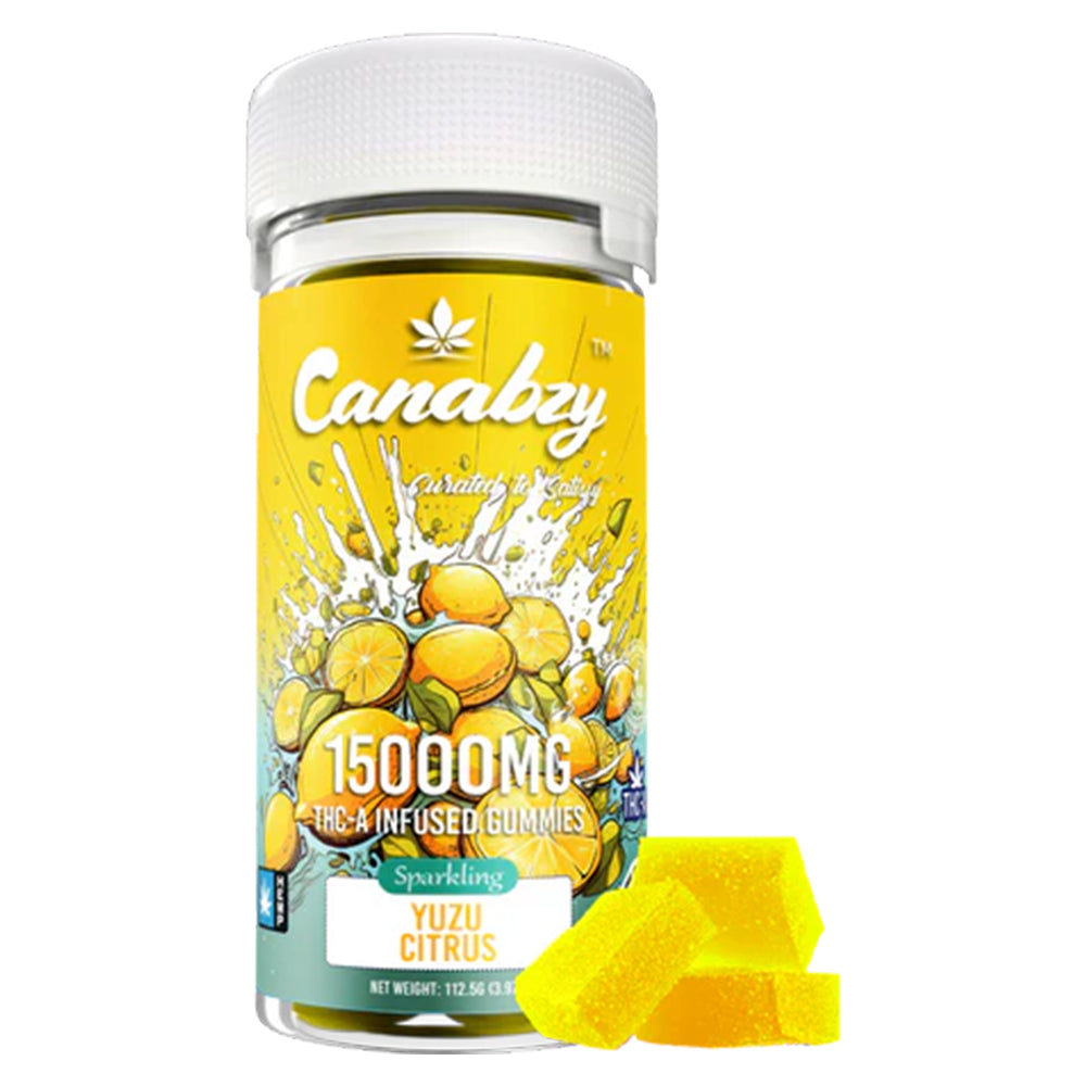 Canabzy THC-A Infused Gummies 15000mg 30ct/jar