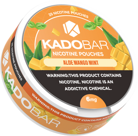 KadoBar Nicotine Pouches 20 Pack Can | 1Ct