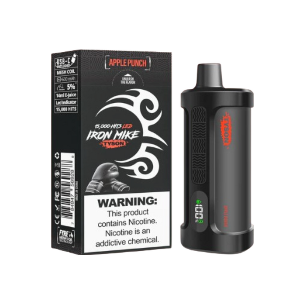 Tyson Iron Mike Disposable Vape 15000 Puffs 1 ct