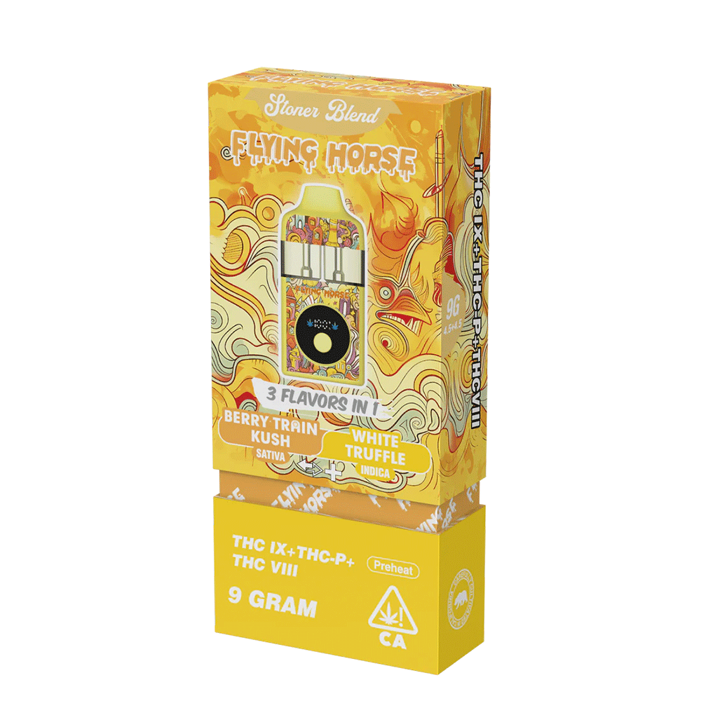 Flying Horse Stoner Blend 9gram Disposable | 1 Ct (THC IX+THC P+THC VIII)
