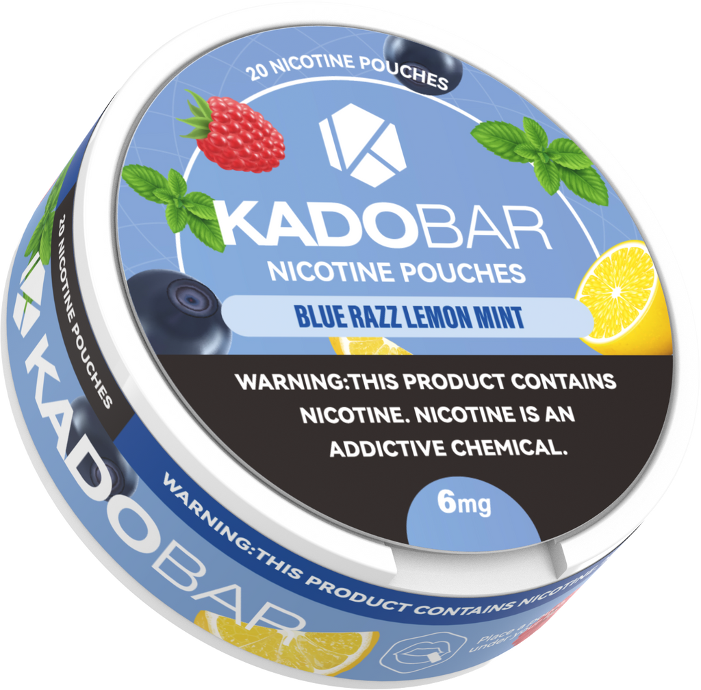 KadoBar Nicotine Pouches 20 Pack Can | 1Ct