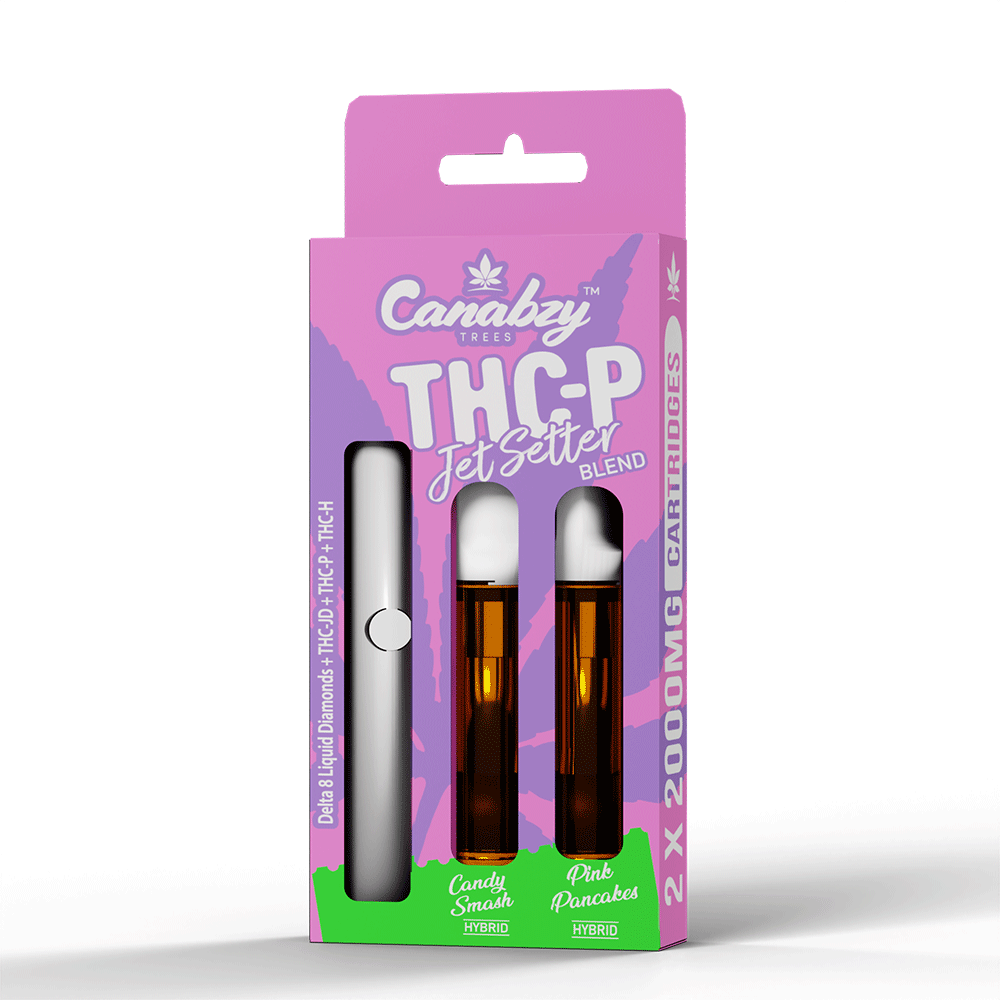 Canabzy Jet Setter Blend Cartridge W/Battery 2 x 2gm