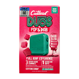 Cutleaf Duos Pop & Dab Gummies (3 Gummies + 1 Dab)