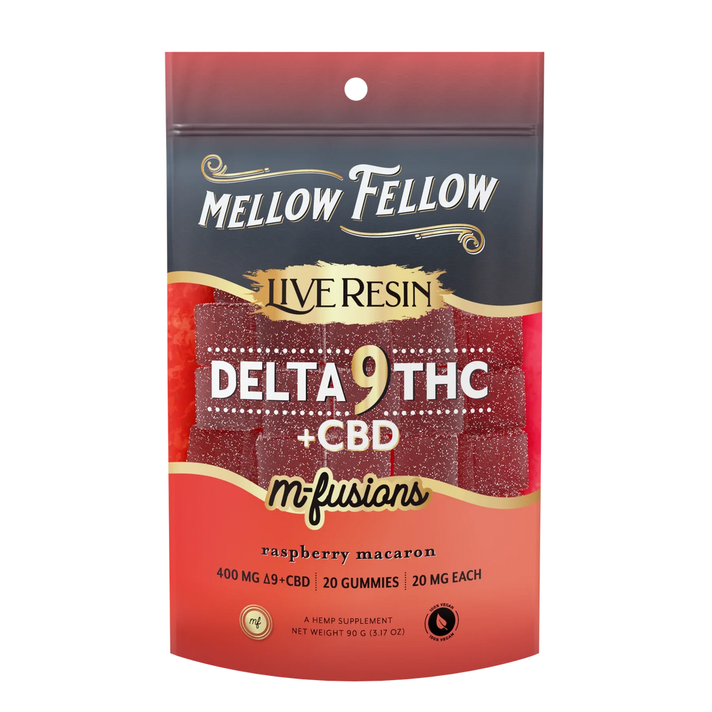 Mellow Fellow Live Resin D9 M-Fusion Gummies 20ct