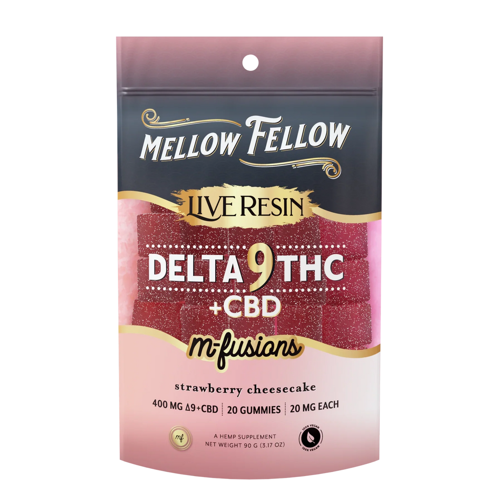 Mellow Fellow Live Resin D9 M-Fusion Gummies 20ct