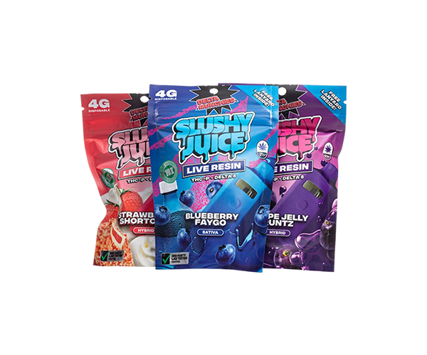 Delta Munchies Slushy Juice THC-P + D8 Live Resin 4G Disposable 1 ct