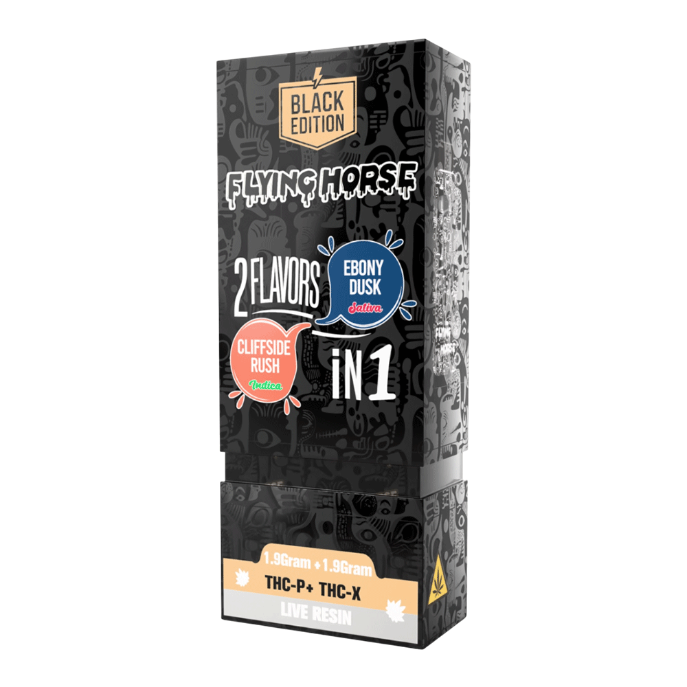 Flying Horse Black Edition 2in1 Disposable 3.8gm | 1Ct