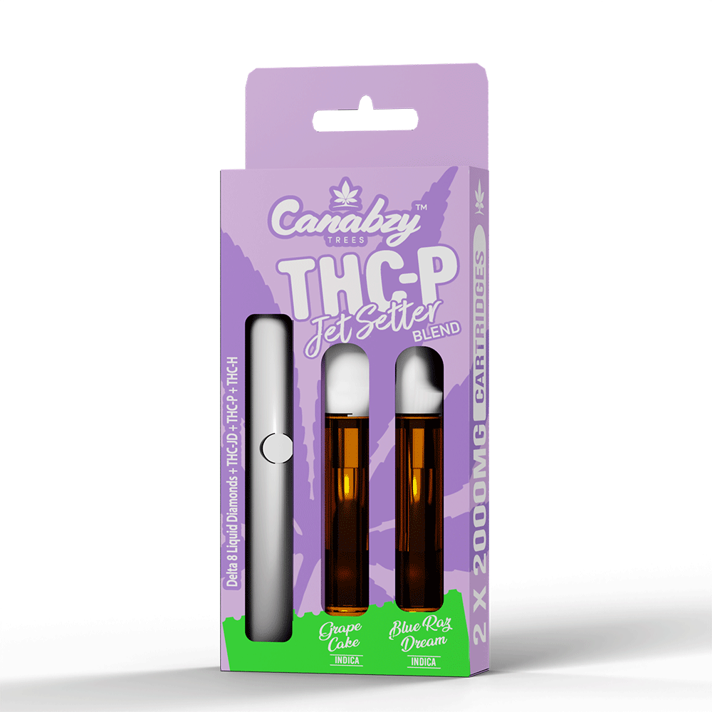 Canabzy Jet Setter Blend Cartridge W/Battery 2 x 2gm