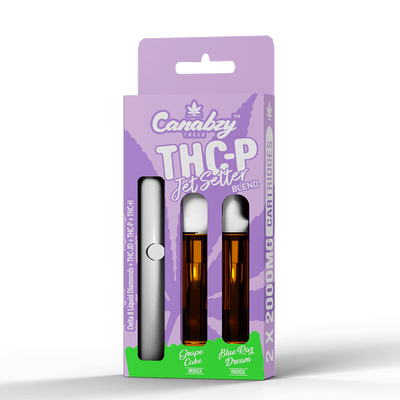 Canabzy Jet Setter Blend Cartridge W/Battery 2 x 2gm