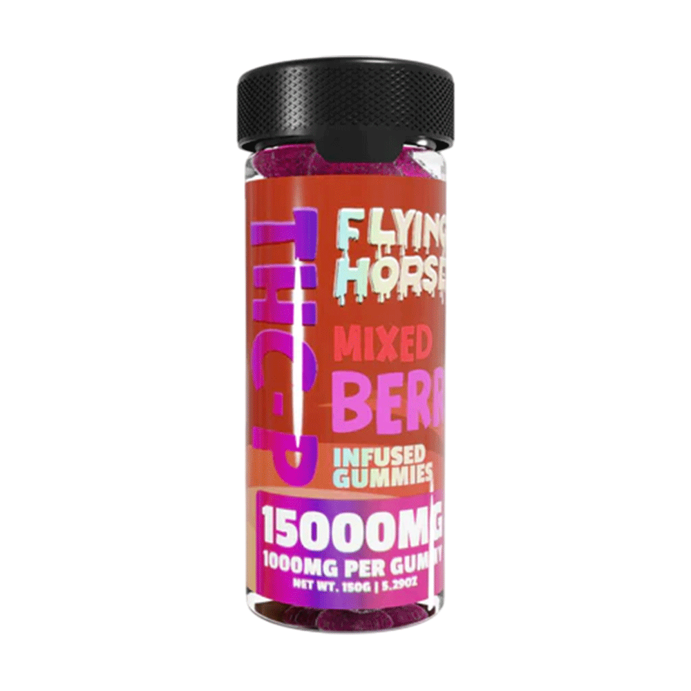 Flying Horse THC-P Gummies 15000mg 15ct/Jar - 1Jar