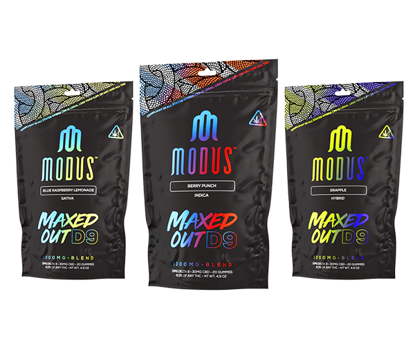 Modus Maxed Out Blend D9 Gummies 1000mg