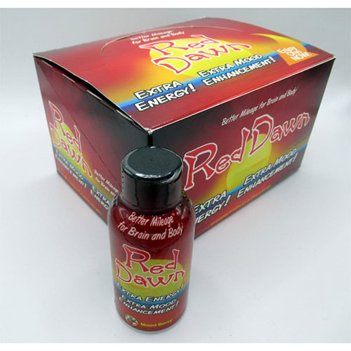 Red Dawn Liquid Supplement - Extra Mood Enhancement! Extra Energy Concentrate 2oz 12ct/pk