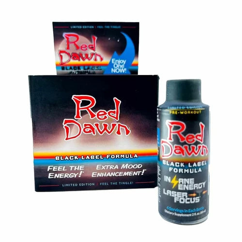 Red Dawn Liquid Supplement - Black Label 2oz 12ct/pk