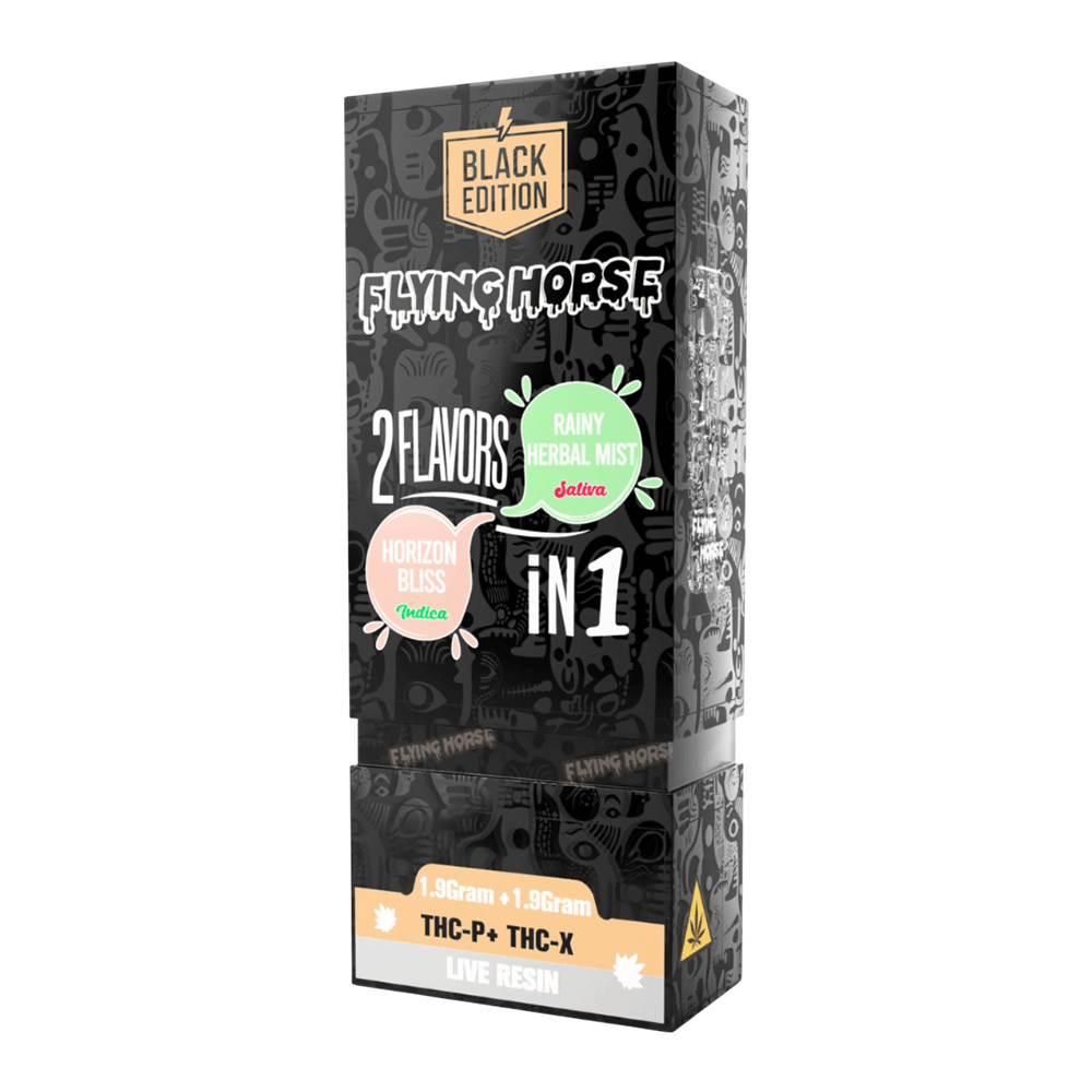 Flying Horse Black Edition 2in1 Disposable 3.8gm | 1Ct