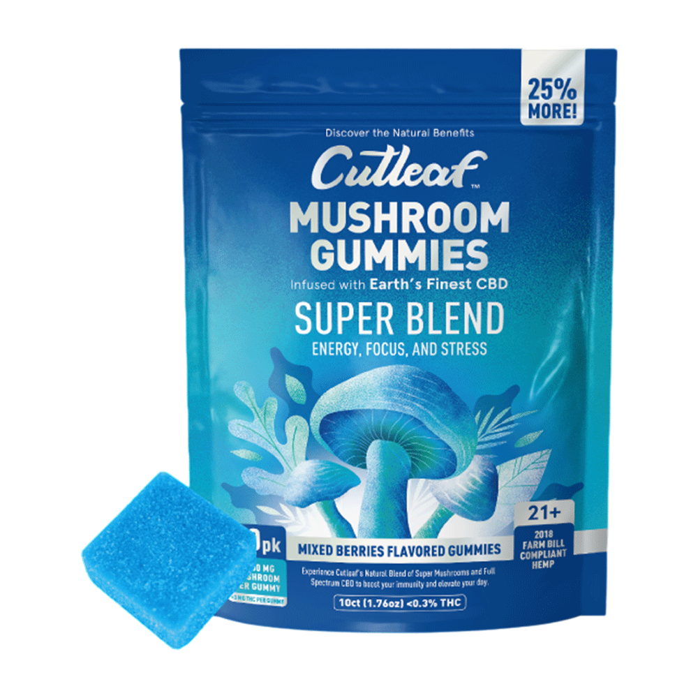 Cutleaf Mushroom Gummies 10000mg