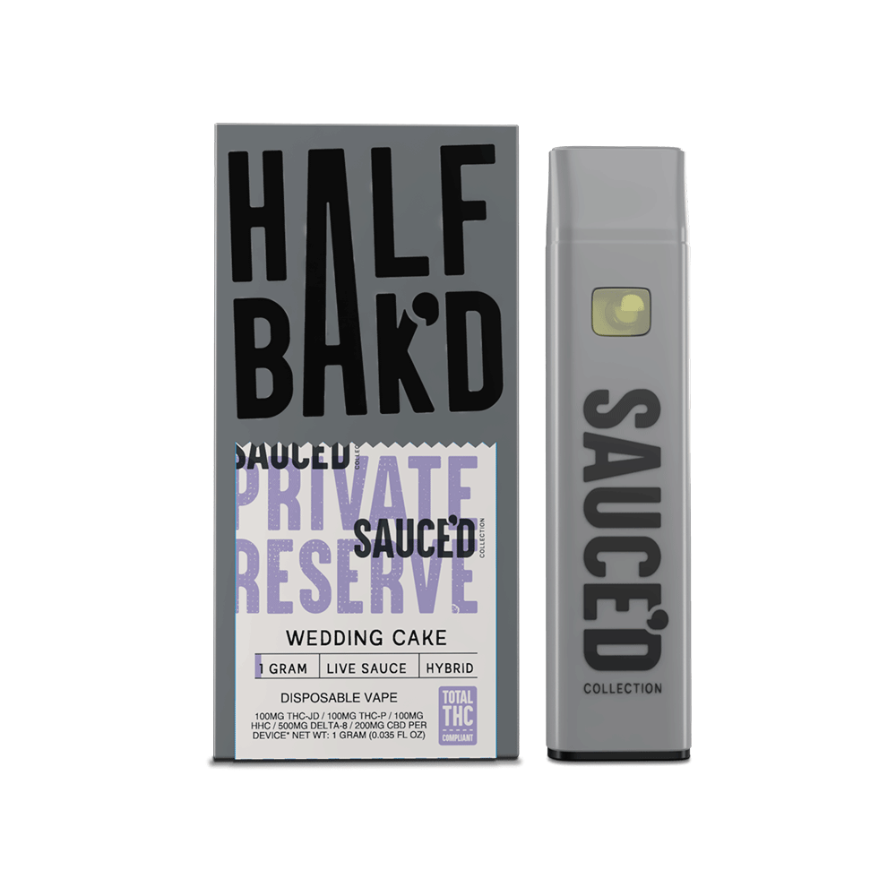 Half Bak'd Sauce'd Private Reserve THC-P Disposable 1gm
