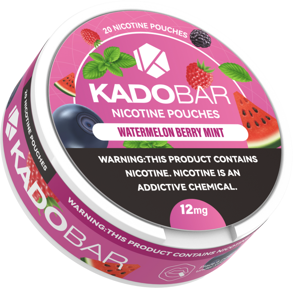 KadoBar Nicotine Pouches 20 Pack Can | 1Ct