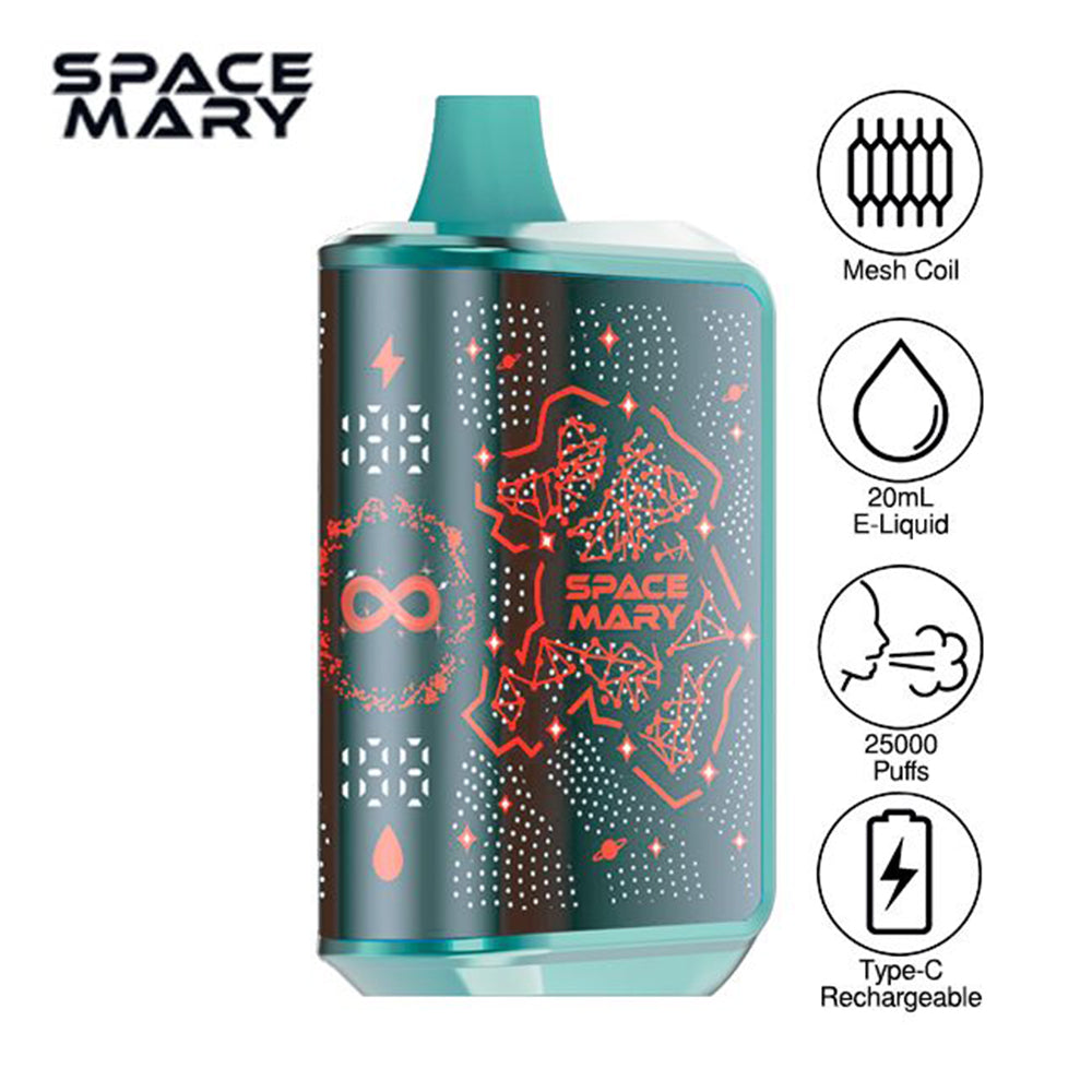 Space Mary 5% MA25000 Puffs Disposable