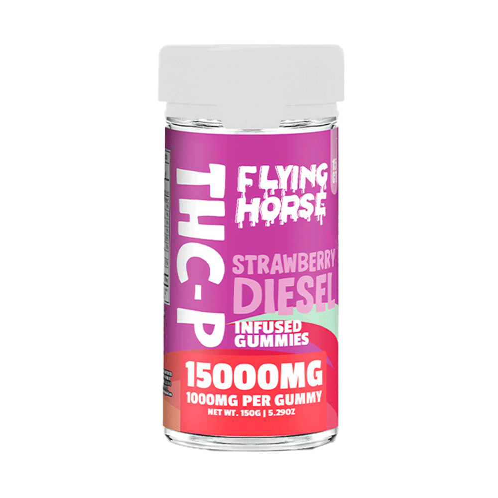 Flying Horse THC-P Gummies 15000mg 15ct/Jar - 1Jar