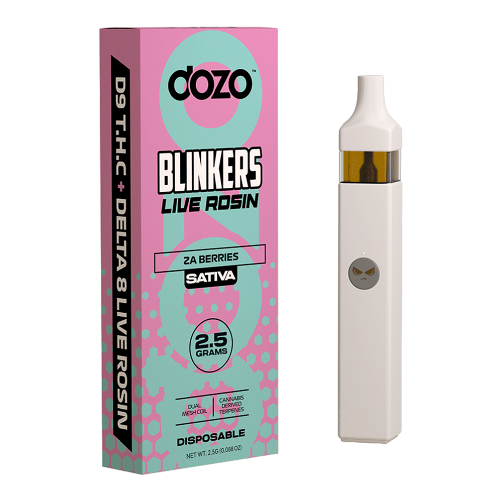 Dozo Blinkers Live Rosin THC Disposable 2.5gm
