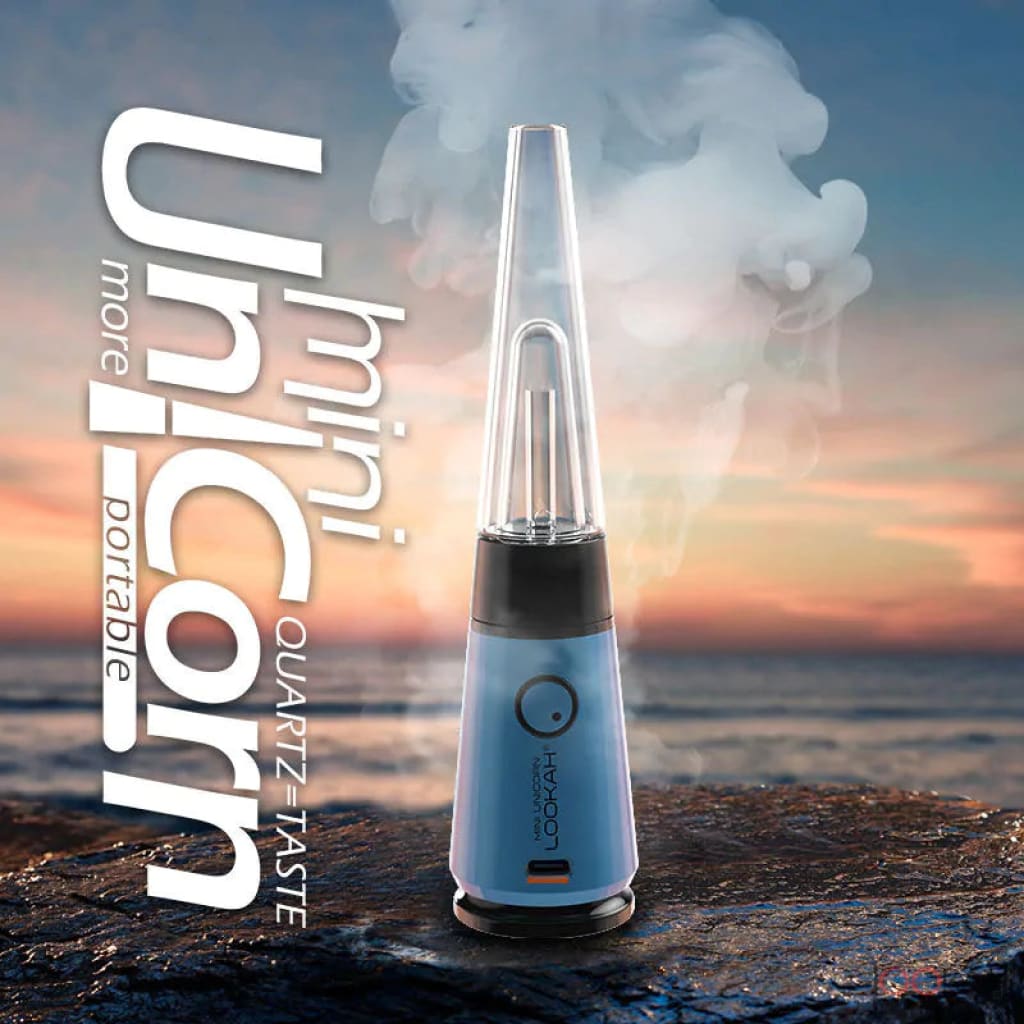 Lookah Unicorn Mini Electric Rig Blue Concentrate Vaporizers 6973199595845